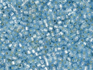 Miyuki Delica Seed Bead size 11/0 Aqua Alabaster Opal Silver Lined-Dyed DB 0628(56917)