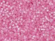 Miyuki Delica Seed Bead Size 10/0 Rose Alabaster/Opal Silver Lined Dyed  DB 0625(56928)