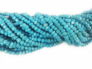 Turquoise Facetted Rondelle 3-4mm(53826)