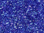 Miyuki Delica Seed Bead size 11/0 Blue Violet AB Lined Dyed DB 0063(57068)