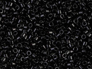 Miyuki Delica Seed Bead size 10/0 Black Opaque DB 0010(57935)