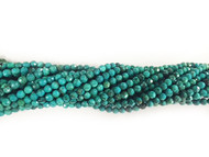 Turquoise Fac. 6mm Rounds(57742)