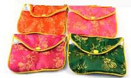Chinese Brocade Pouch 3x2.5 - 12 pouches