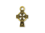 TierraCast Antique Gold Small Celtic Cross Charm each(20080)