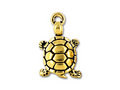 TierraCast Antique Gold Turtle Charm each(20106)
