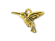 Tierracast Antique Gold Hummingbird Charm - Each(20098)