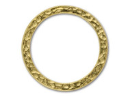 TierraCast Bright Gold 1" Hammertone Ring Link each 