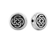 Tierracast Antique Silver Small Celtic Circle Bead each