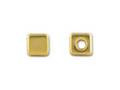 TierraCast Bright Gold Cube Bead each 