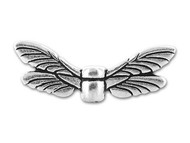 TierraCast Antique Silver Dragonfly Wings Bead - Each(20383)