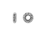 TierraCast Antique Silver Small Coiled Ring Spacer Bead each(20397)
