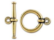 TierraCast Antique Gold Tapered Large Toggle Clasp Set - Each(20519)
