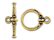 TierraCast Antique Gold Heirloom Toggle Clasp Set each (20521)