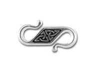 TierraCast Antique Silver Celtic S-Hook Clasp each(20495)