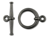 TierraCast Black Large Tapered Toggle Clasp Set each(20547)