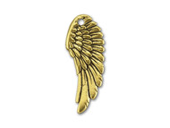 TierraCast Antique Gold Wing Charm each(35268)