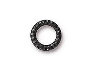 TierraCast Black Small Hammered Ring Link each(35270)