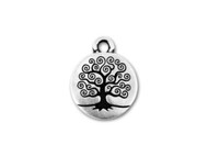 TierraCast Antique Silver Tree Of Life Charm each(35223)