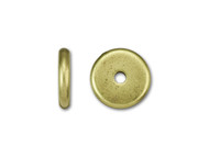 TierraCast 8mm Antique Brass Disk Heishi Spacer Bead 20 pieces(35201)