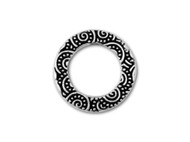 TierraCast 5/8" Antique Silver Spiral Ring Link - Each(35410)