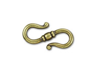 TierraCast Antique Brass Classic S-Hook Clasp each