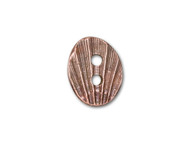 TierraCast Antique Copper Oval Shell Button each