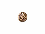 TierraCast Antique Copper Om Coin Charm each(47688)