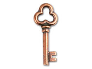 TierraCast Antique Copper Key Charm each (47694)