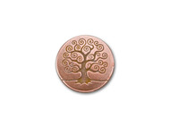 TierraCast Antique CopperTree of Life Button each(47706)