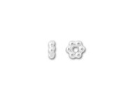 TierraCast 3mm Bright Silver Beaded Heishi Spacer Bead 100 pieces 