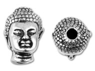 TierraCast Antique Silver Buddha Bead - Each(42041)