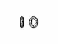 TierraCast Antique Pewter Distresed Oval Spacer Bead each (42051)