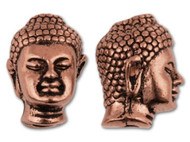 TierraCast Antique Copper Buddha Bead - Each(53439)