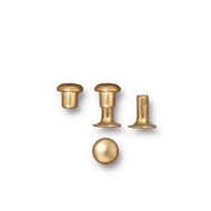 TierraCast 4mm Bright Gold Brass Rivet Set 10 pieces(56978)