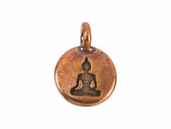 TierraCast Antique Copper Buddha Charm each(57026)