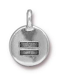 TierraCast Antique Silver Equality Charm each (57021)