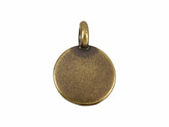 TierraCast Antique Brass Blank Charm - Each(57020)