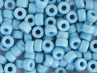 Crow Bead - Glass Opaque Blue Turquoise 9mm(59158)