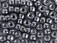 Crow Bead - Glass Lustre Black Hematite 9mm(44919)