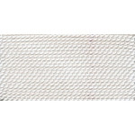 Griffin Silk Thread White Size 12 0.98mm 2 meter card(59195)