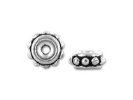 TierraCast Antique Silver 6mm Beaded Spacer Bead - Each(20349)