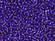 Miyuki Delica Seed Bead size 10/0 Dark Violet Silver Lined-Dyed DB 0610(59342)