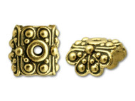 TierraCast Antique Gold Raja Bead Cap each(20440)