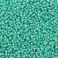 Miyuki Round Seed Bead Size 15/0 Turquoise Green Opaque Luster SB 0435(59759)