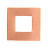 Metal Blank - Square Washer   Copper 17mm 24ga (w/ hole)(32361)