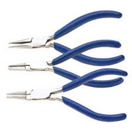 Eurotool 3 Piece Student Pliers Set Chain, Flat and Round PLR-957.98