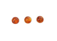 Amber Cabochon 12mm Round - each(51310)