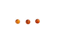 Amber Cabochon 5mm Round - each