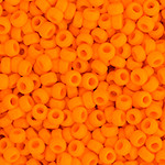 Miyuki Round Seed Bead Size 8/0 Orange Mandarin Opaque SB 0405(59968)