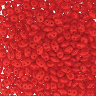 Matubo MiniDUO 2x4mm Coral Red Opaque 8gm Tube DU0493200-TB - each
